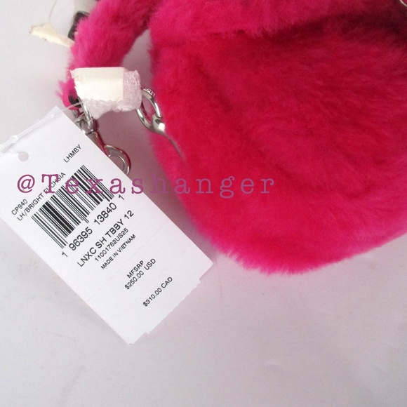 NWT Coach Tabby 12 Lil Nas X Edition Shoulder Bag Silver/Bright Fushia - Picture 14 of 16